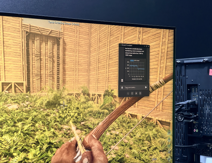 Auch technische Fragen kann G-Assist beantworten. Tuning-Einstellungen können zudem direkt von G-Assist vorgenommen werden. (Quelle: Martin Böckmann/Golem.de)